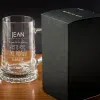 Art de la table personnalis&eacute;: Chope de bi&egrave;re originale pour la f&ecirc;te des p&egrave;res