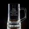 Art de la table personnalis&eacute;: Chope de bi&egrave;re grav&eacute;e