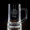 Art de la table personnalis&eacute;: Chope de bi&egrave;re grav&eacute;e pour anniversaire