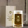 Art de la table personnalis&eacute;: Chope de bi&egrave;re pour anniversaire