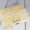 Couverts personnalis&eacute;s: Coffret &agrave; couverts en bois personnalis&eacute;