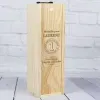 Cadeaux avec le nom: Coffret &agrave; vin en bois pour le meilleur papa