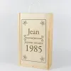 Cadeaux avec le nom: Coffret bouteille de vin pour d&eacute;part en retraite