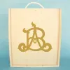 Cadeaux avec le nom: Coffret de bouteilles avec monogramme grav&eacute;