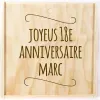 Cadeaux avec le nom: Coffret en bois personnalis&eacute; grav&eacute;