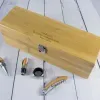 Cadeaux avec le nom: Coffret sommelier grav&eacute; en bambou