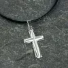 Bijoux personnalis&eacute;s: Croix en argent personnalis&eacute;eCroix en argent personnalis&eacute;e