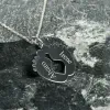 Bijoux personnalis&eacute;s: Pendentif en argent personnalis&eacute; pieds de b&eacute;b&eacute;