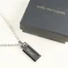 Bijoux personnalis&eacute;s: Pendentif personnalis&eacute; avec plaque noire