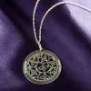 Bijoux personnalis&eacute;s: Pendentif argent rosette personnalis&eacute;