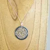Bijoux personnalis&eacute;s: Pendentif argent rosette personnalis&eacute;