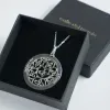 Bijoux personnalis&eacute;s: Pendentif argent rosette personnalis&eacute;