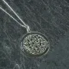 Bijoux personnalis&eacute;s: Pendentif argent rosette personnalis&eacute;