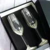 Art de la table personnalis&eacute;: Verres &agrave; cava Mme et Monsieur personnalis&eacute;s