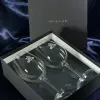 Art de la table personnalis&eacute;: Verres &agrave; vin avec monogramme grav&eacute;