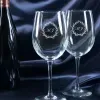 Art de la table personnalis&eacute;: Verres &agrave; vin monogramme