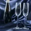 Art de la table personnalis&eacute;: Coupes de champagne grav&eacute;es avec pr&eacute;noms