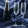 Art de la table personnalis&eacute;: Coupes de champagne grav&eacute;es d'initiales