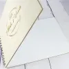 Cadeaux avec le nom: Carnet en bois pour couple grav&eacute;