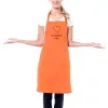 Tabliers personnalis&eacute;s: Tablier de cuisine bio brod&eacute; 'I Love'