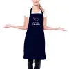 Tabliers personnalis&eacute;s: Tablier de cuisine bio brod&eacute; 'I Love'