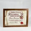 D&eacute;coration: Dipl&ocirc;me parchemin personnalis&eacute; pour les mamans 