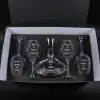 Art de la table personnalis&eacute;: Ensemble carafe et verres grav&eacute;s personnalis&eacute;s
