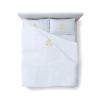 Avec monogramme (initiales): Ensemble de draps lits brod&eacute;s avec monogramme