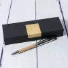 Cadeaux avec le nom: Ensemble personnalis&eacute; stylo et bloc notes en li&egrave;ge