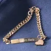 Bijoux personnalis&eacute;s: Bracelet cha&icirc;ne c&oelig;ur personnalis&eacute;