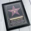 D&eacute;coration: Affiche '&Eacute;toile Hollywood Boulevard' personnalis&eacute;e dans un cadre