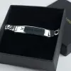 Bijoux personnalis&eacute;s: Gourmette en argent personnalis&eacute;e pour femmes