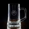 Art de la table personnalis&eacute;: Chope de bi&egrave;re grav&eacute;e d'initiales
