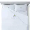 Cadeaux brod&eacute;s: Jeu de draps de lit brod&eacute;s 'Fleur'