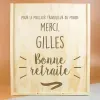 Kits cadeaux: Kit personnalis&eacute; de retraite