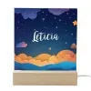 Cadeaux avec le nom: Lampe pour enfants personnalis&eacute;e