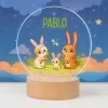 Cadeaux avec le nom: Lampe LED enfant personnalis&eacute;e avec pr&eacute;nom