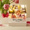 Cadeaux avec le nom: Lampe personnalis&eacute;e avec photos.
