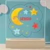 Cadeaux avec le nom: Lampe enfant personnalis&eacute;e avec pr&eacute;nom