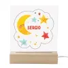 Cadeaux avec le nom: Lampe enfant personnalis&eacute;e avec pr&eacute;nom