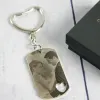 Bijoux personnalis&eacute;s: Porte-cl&eacute;s coeur grav&eacute;