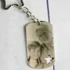 Bijoux personnalis&eacute;s: Porte-cl&eacute;s grav&eacute; avec &eacute;toile