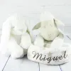 Cadeaux brod&eacute;s: Couverture pour b&eacute;b&eacute; brod&eacute;e avec son animal en peluche