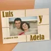 Cadeaux avec le nom: Cadre photo personnalis&eacute; pour les amoureux