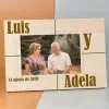 Cadeaux avec le nom: Cadre photo personnalis&eacute; pour les amoureux