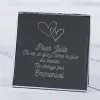 Cadeaux avec le nom: Miroir personnalis&eacute; grav&eacute;