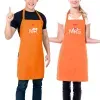 Cadeaux brod&eacute;s: Pack de tabliers brod&eacute;s BIO Mr et Mrs