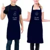 Cadeaux brod&eacute;s: Pack tabliers BIO brod&eacute;s pour couple