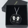 Bijoux personnalis&eacute;s: Pendentif Argent Personnalis&eacute;