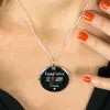 Bijoux personnalis&eacute;s: Pendentif en Argent 'Grand-m&egrave;re, Je t'aime!' grav&eacute;